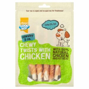 Good Boy Chewy Chicken Twists Dog Treat