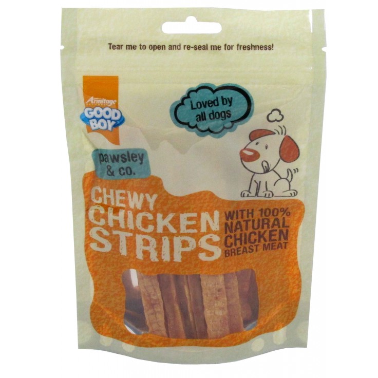 Good Boy Chewy Chicken Strips Dog Treat