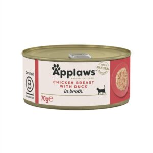 Applaws Chicken Breast with Duck Wet Cat Food, 70 g