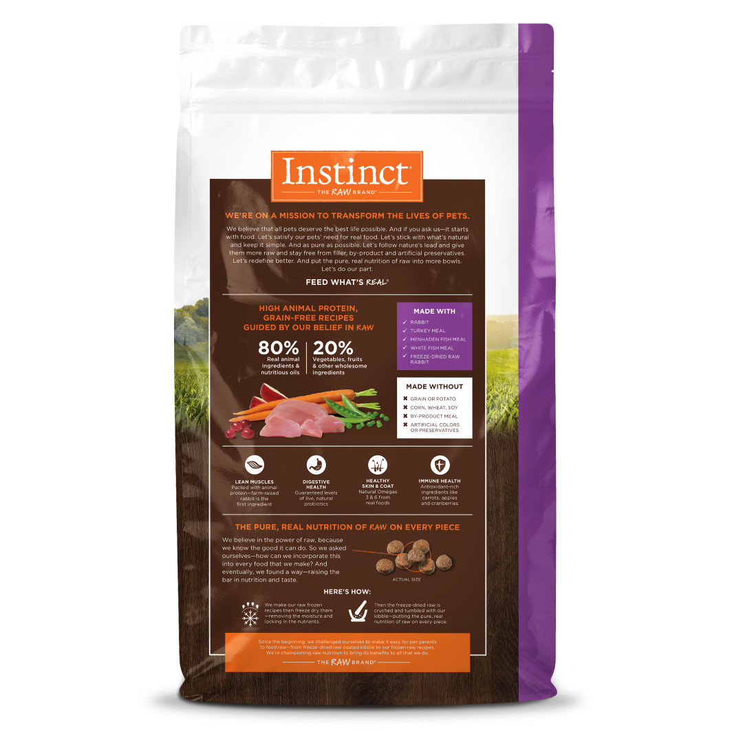 Instinct Original Real Rabbit Grain-Free Dry Cat Food - Image 5