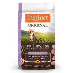 Instinct Original Real Chicken Grain-Free Dry Kitten Food, 2kg