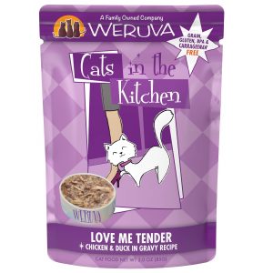 Weruva Cats in the Kitchen Love Me Tender Chicken & Duck Recipe Wet Cat Food, 85 g