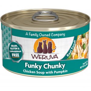 Weruva Funky Chunky Chicken Soup with Pumpkin Wet Cat Food, 85 g
