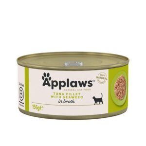 Applaws Tuna Fillet with Seaweed Wet Cat Food, 70 g