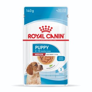 Royal Canin Medium Breed Wet Puppy Food, 140 g