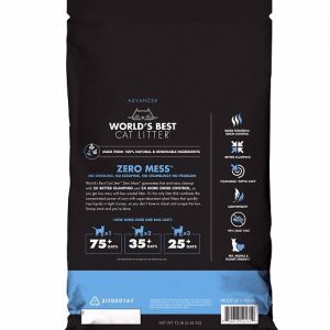 Alternative view of Zero Mess by World's Best Unscented Clumping Corn Cat Litter, 24 lb