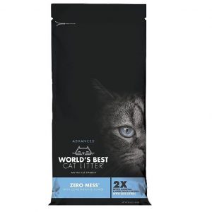 Zero Mess by World's Best Unscented Clumping Corn Cat Litter, 24 lb