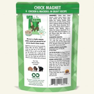Alternative view of Weruva Cats in the Kitchen Chick Magnet, Chicken & Mackerel in Gravy Wet Cat Food, 85 g