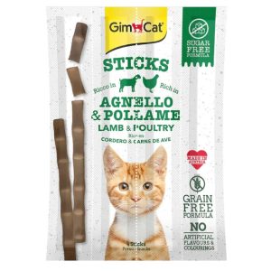 GimCat Sticks Lamb and Poulty 4 Pieces, 20g
