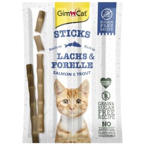 GimCat Sticks Salmon and Trout 4 Pieces, 20g