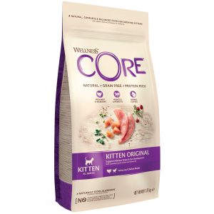 Wellness CORE Grain Free Turkey and Chicken Recipe Dry Kitten Food, 1.75 kg