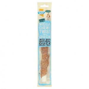 Good Boy Mega Chewy Twist with Duck Dog Treat, 70g