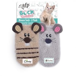 AFP Mouse Sock Cuddler Cat Toy