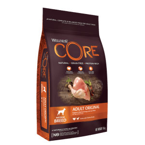 Wellness CORE Original Medium Breed Turkey with Chicken Recipe Dry Dog Food