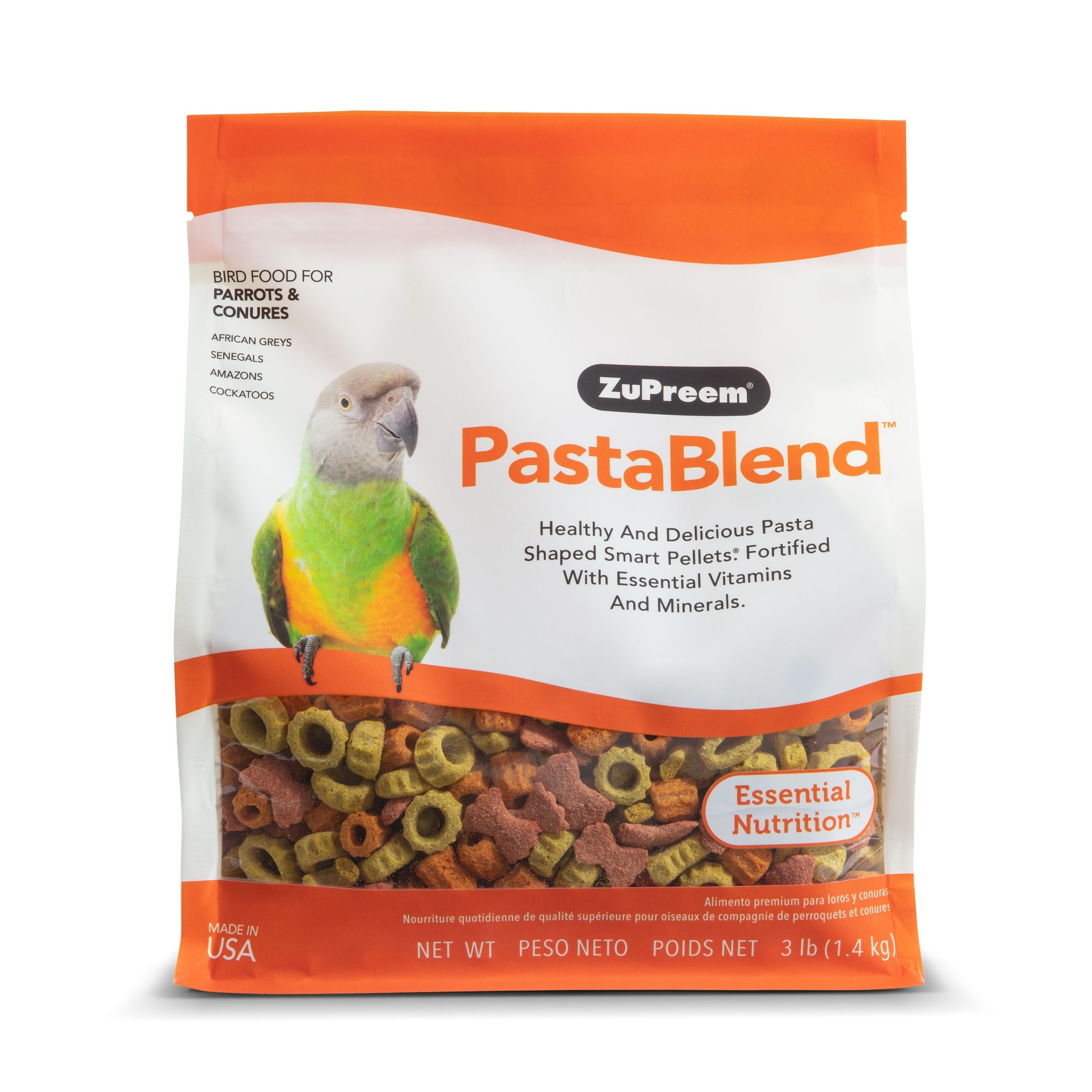 Zupreem PastaBlend for Parrots & Conures, 3lb