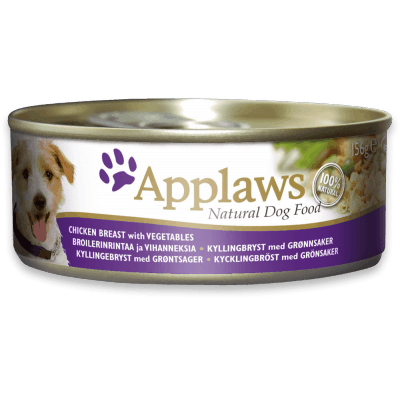 Applaws Chicken with Vegetables Wet Dog Food, 156 g