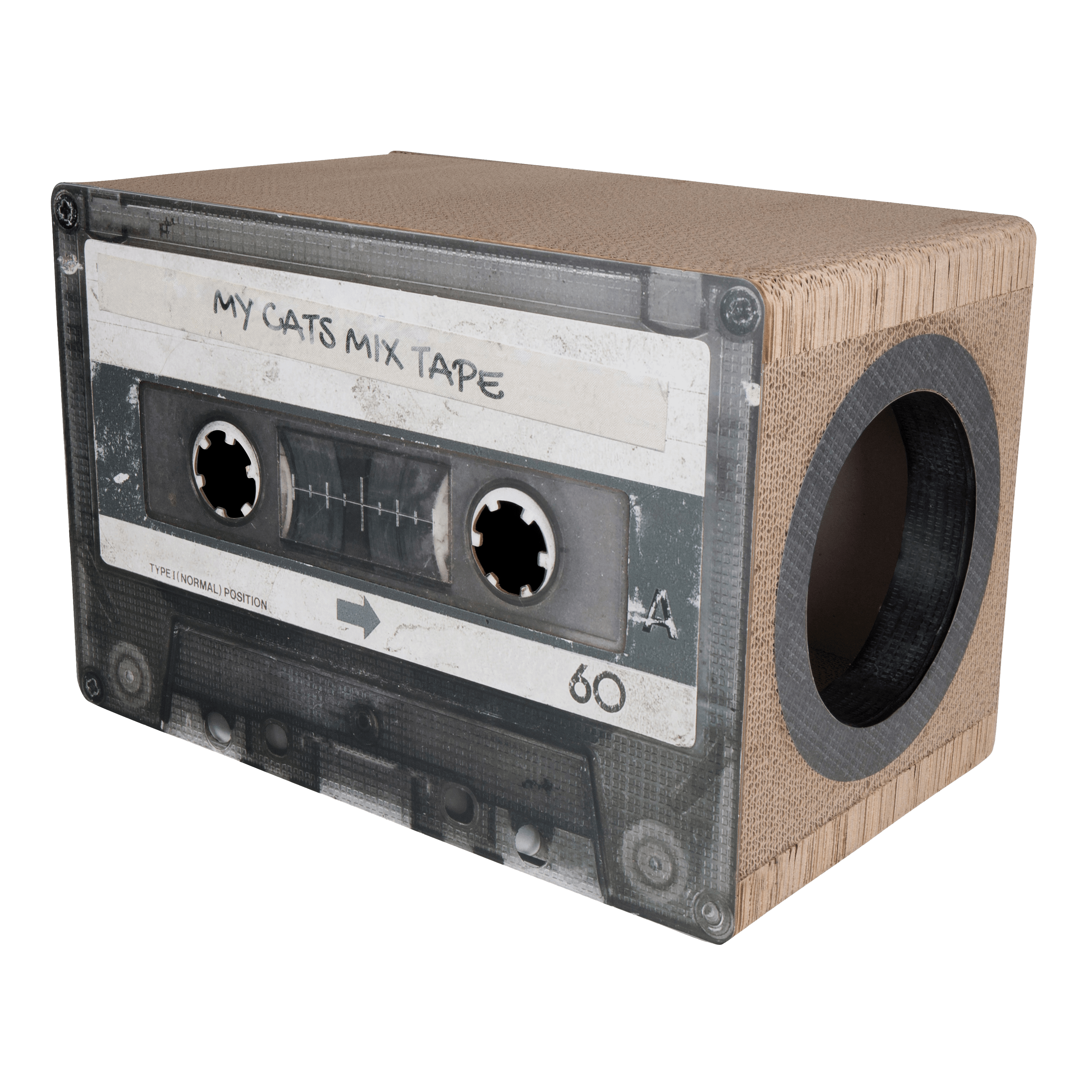 District 70 MIXTAPE, Retro Cardboard Cat Scratcher - Image 6