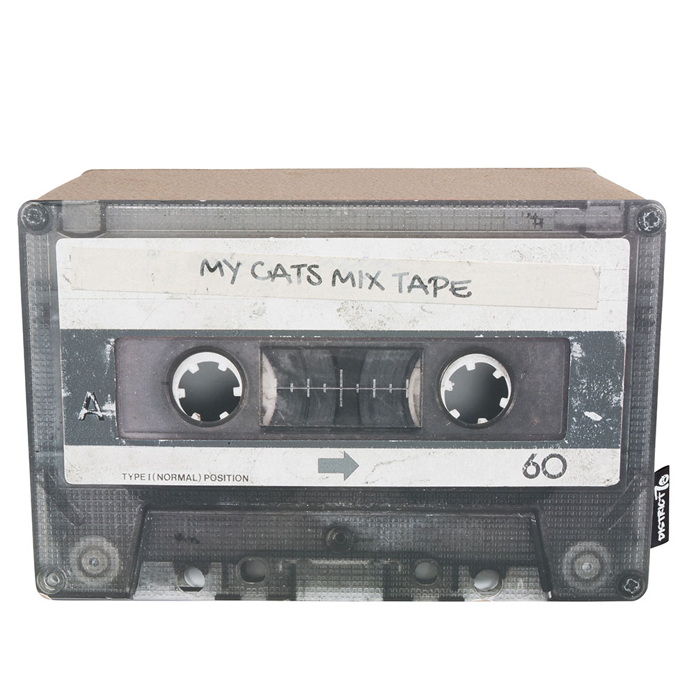 District 70 MIXTAPE, Retro Cardboard Cat Scratcher - Image 5