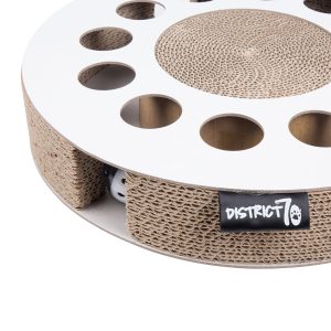 Alternative view of District 70 WHIRL Multifunctional Cat Toy, White