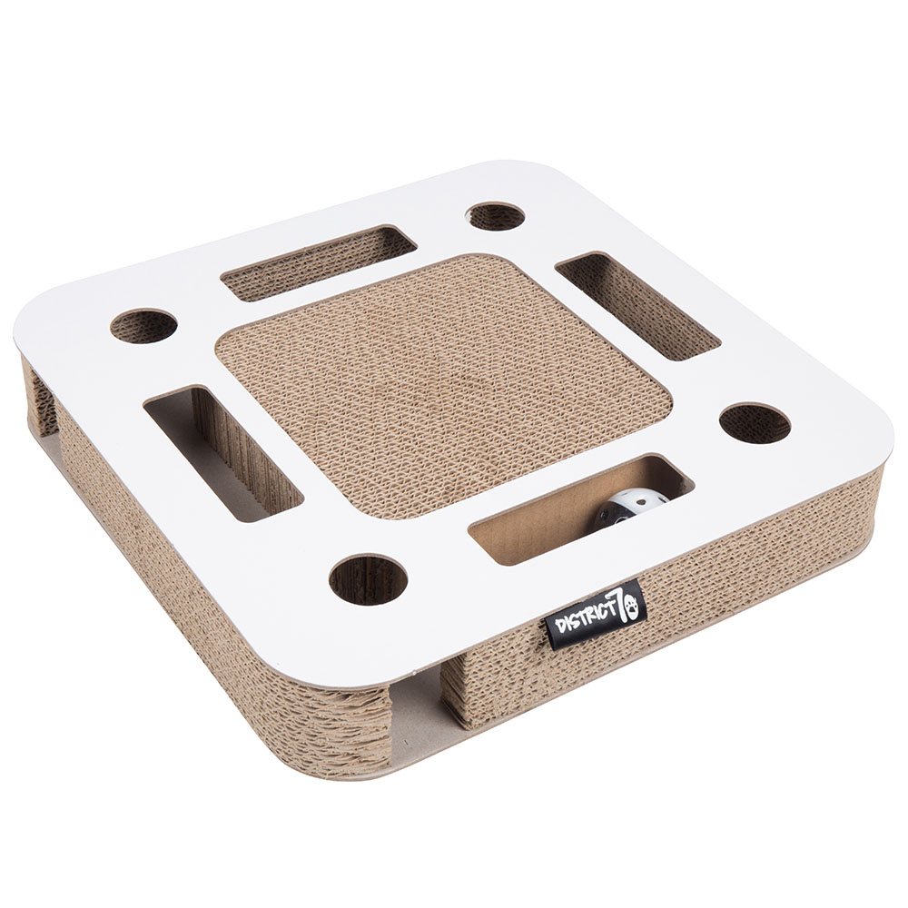 District 70 SPY Multifunctional Cat Toy, White - Image 4