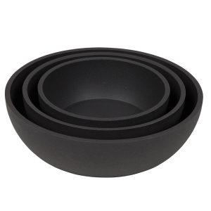 District 70 BAMBOO Pet Bowl, Dark Grey