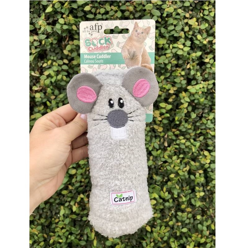 AFP Sock Cuddler Cat Toy - Mouse - Image 2