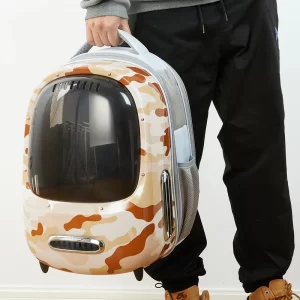 Alternative view of PetKit Retro Smart Pet Backpack 2, Desert Camo