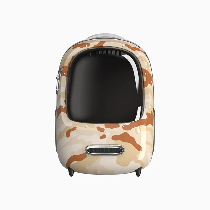 PetKit Retro Smart Pet Backpack 2, Desert Camo
