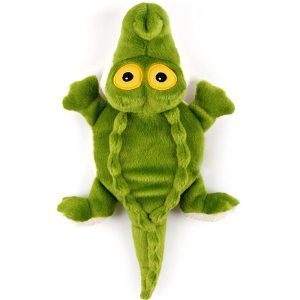 Alternative view of AFP Ultrasonic Rave Alligator Plush Dog Toy