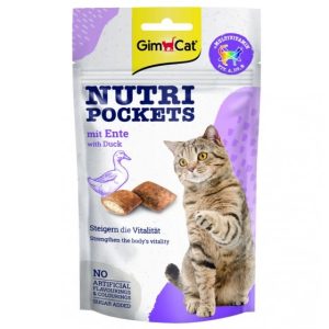 GimCat Nutri Pockets With Duck Cat Treats, 60g