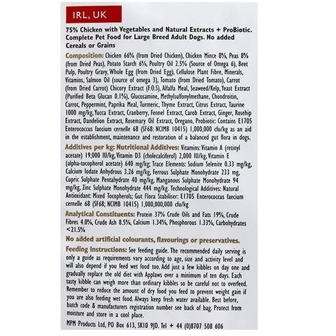 Applaws Chicken Large Breed Dry Dog Food, 2 kg - Image 2