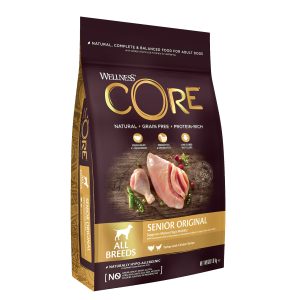 Wellness CORE Senior Original All Breed Turkey With Chicken Recipe Dry Dog Food, 10 kg