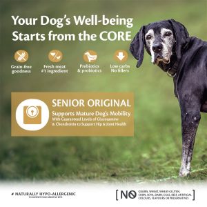 Alternative view of Wellness CORE Senior Original All Breed Turkey With Chicken Recipe Dry Dog Food, 10 kg