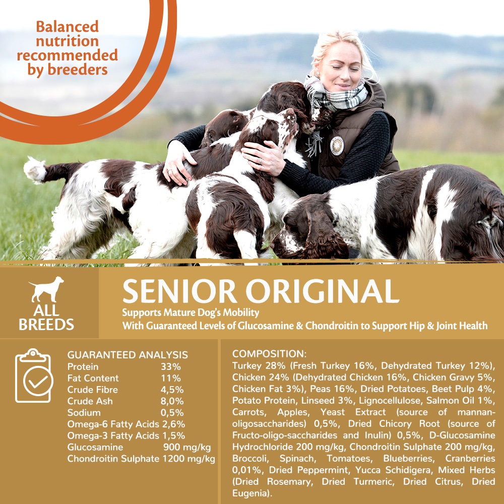 Wellness CORE Senior Original All Breed Turkey With Chicken Recipe Dry Dog Food, 10 kg - Image 4