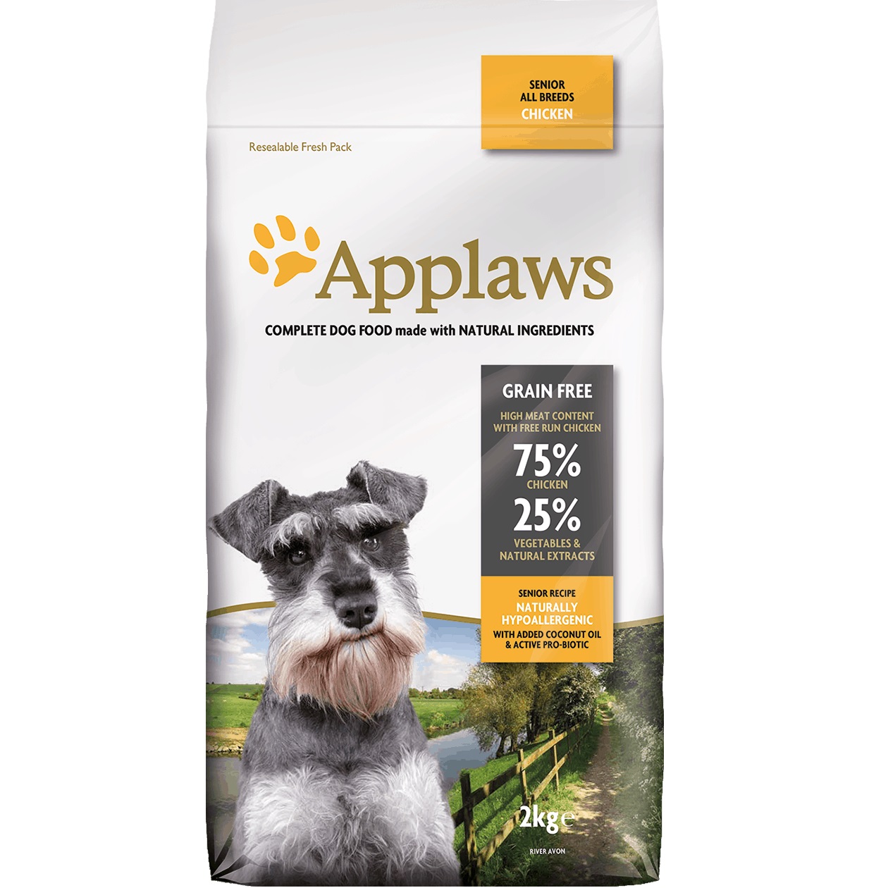 Applaws Senior Chicken Dry Dog Food, 7.5 kg