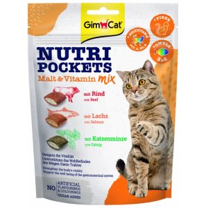GimCat Nutri Pockets Malt & Vitamin Mix, 150 g