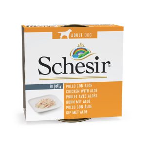 Schesir Chicken with Aloe Wet Dog Food, 150g