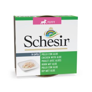 Schesir Chicken with Aloe Wet Puppy Food, 150g