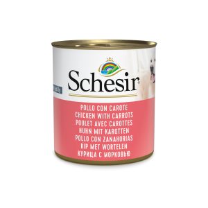 Schesir Chicken with Carrots Wet Dog Food, 285g