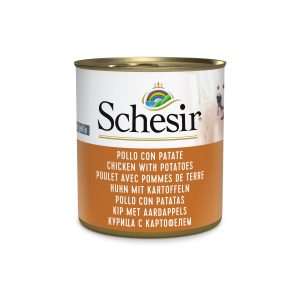 Schesir Chicken with Potatoes Wet Dog Food, 285g