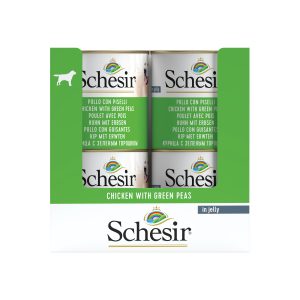 Alternative view of Schesir Chicken with Green Peas Wet Dog Food, 285g