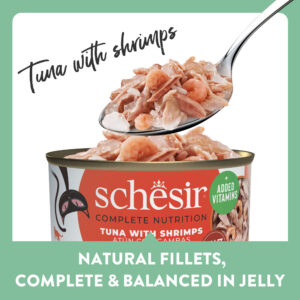 Alternative view of Schesir Mini Meals Complete Nutrition Tuna with Shrimp Wet Cat Food, 50g (Pack of 6)