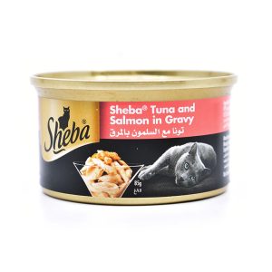 Sheba Tuna And Salmon In Gravy Wet Cat Food, 85g