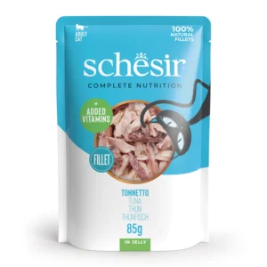 Schesir Complete Nutrition Tuna Pouch in Jelly Wet Cat Food, 85g