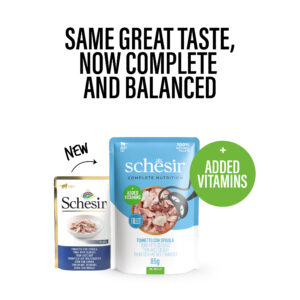 Alternative view of Schesir Complete Nutrition Tuna with Seabass Pouch in Jelly Wet Cat Food, 85g