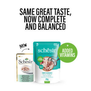 Alternative view of Schesir Complete Nutrition Tuna with Seabream Pouch in Jelly Wet Cat Food, 85g