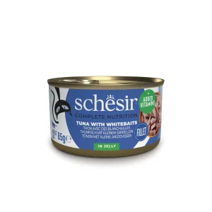 Schesir Complete Nutrition Tuna with Whitebait Wet Cat Food, 85g