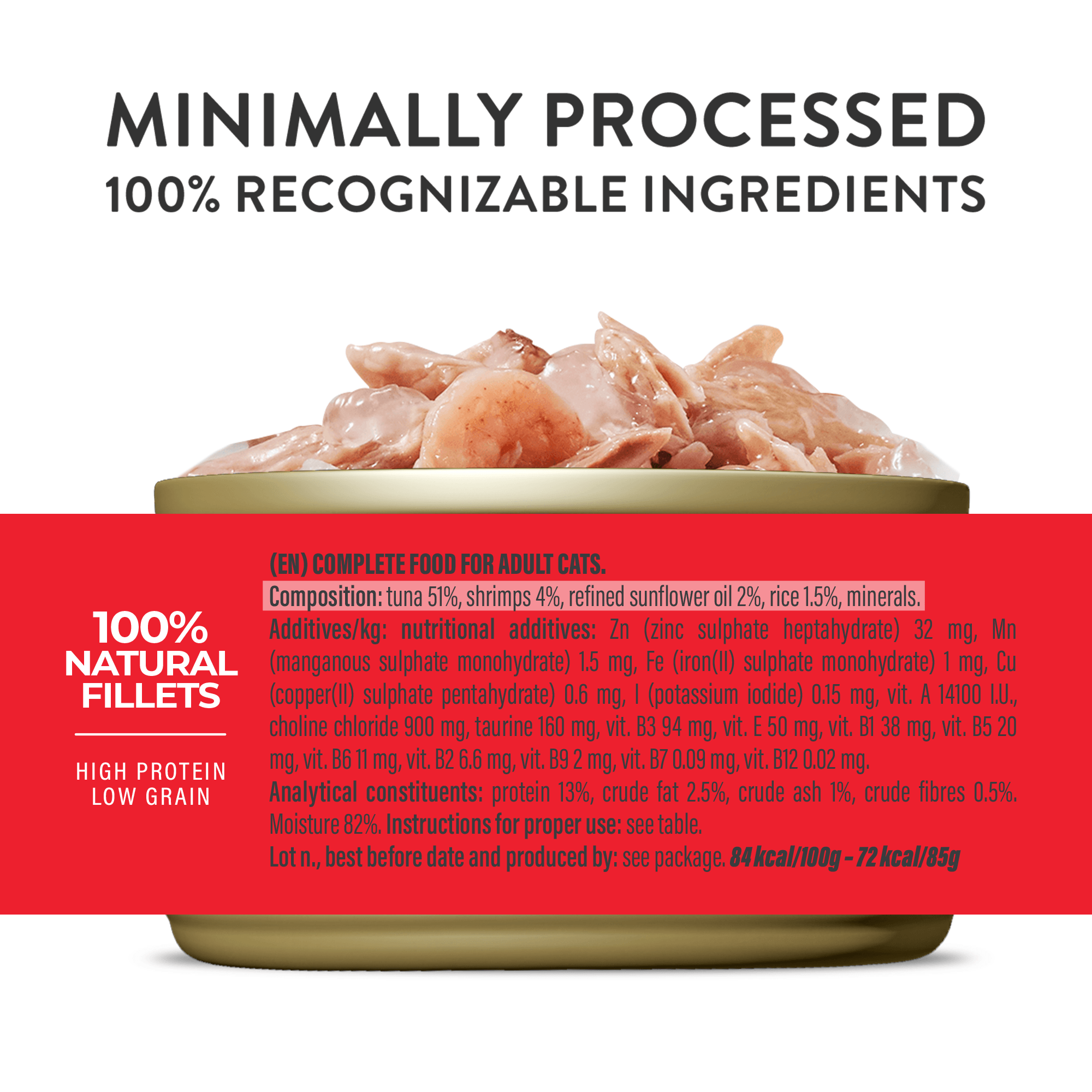 Schesir Complete Nutrition Tuna with Shrimp in Jelly Wet Cat Food, 85g - Image 4