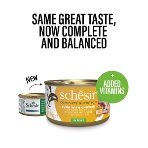 Alternative view of Schesir Complete Nutrition Tuna with Chicken in Jelly Wet Cat Food, 85g