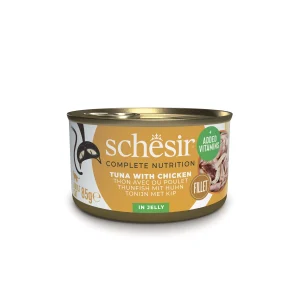 Schesir Complete Nutrition Tuna with Chicken in Jelly Wet Cat Food, 85g
